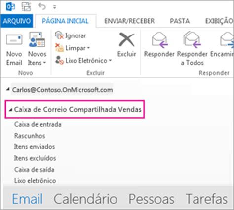 correio fde outlook 365|caixa de correio outlook.